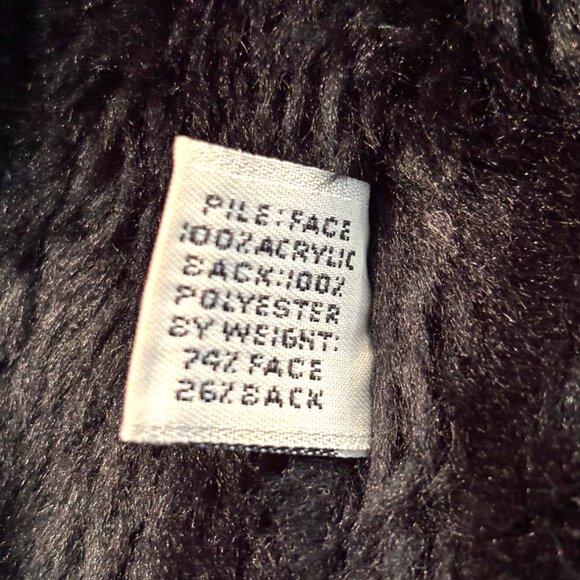 London Fog VTG men's navy trench over coat removable faux fur liner sz 40 XShort - Picture 15 of 15